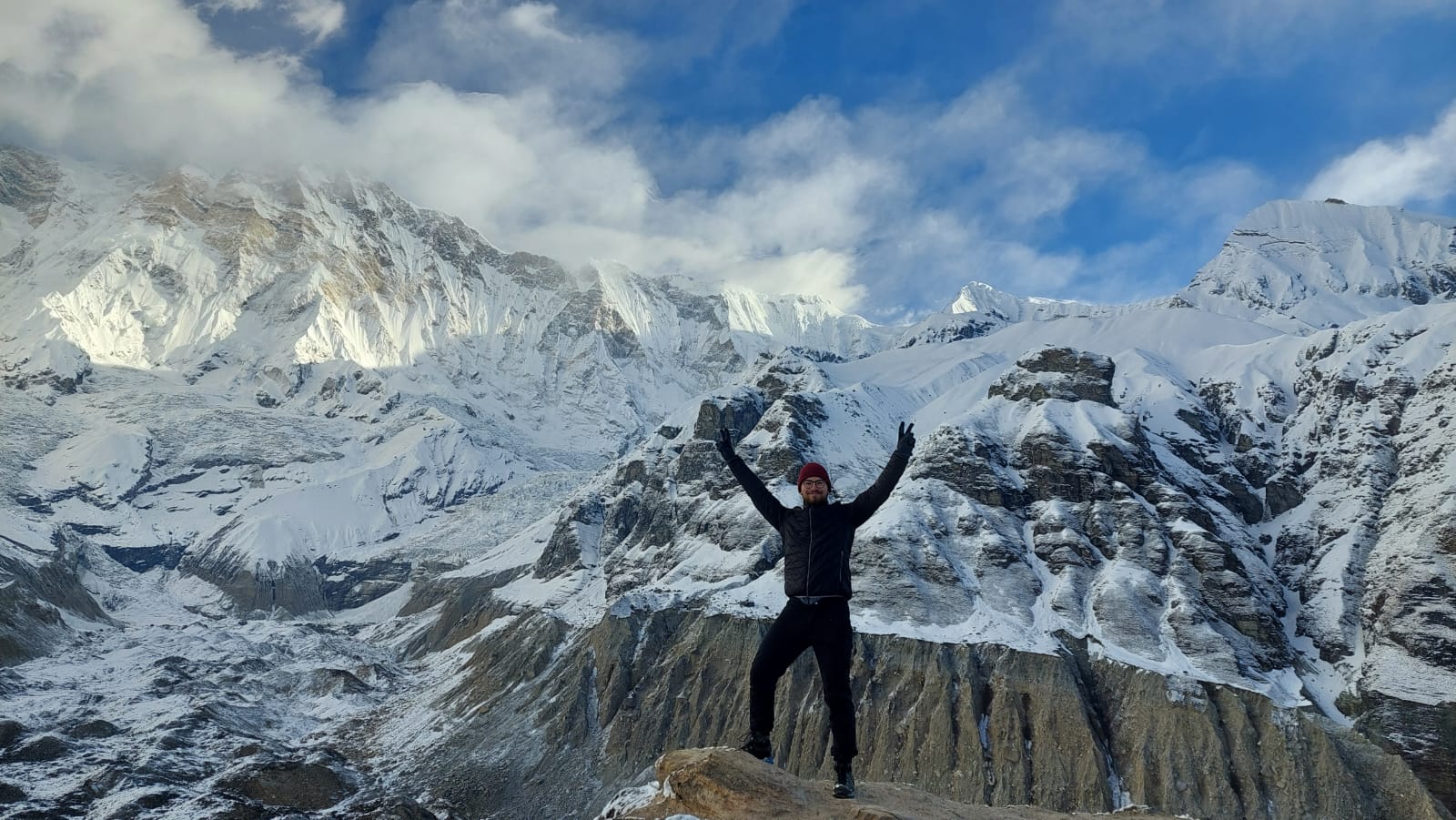 The view from the Annapurna Base Camp