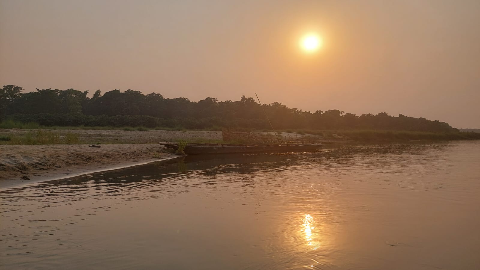 Sunset in Chitwan National Park